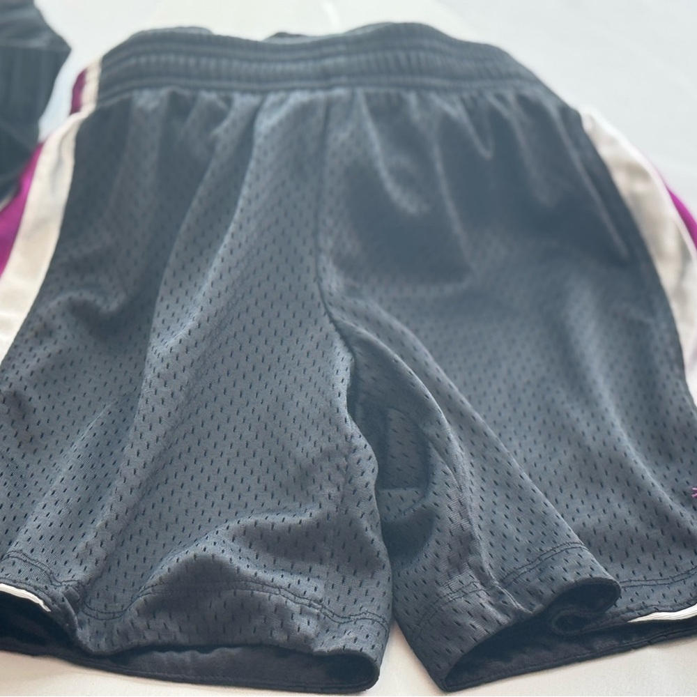Reebok Kid’s Black Athletic Shorts, (Size 8-10) Small Girl’s Clothing, 2 Pairs - Picture 4 of 15